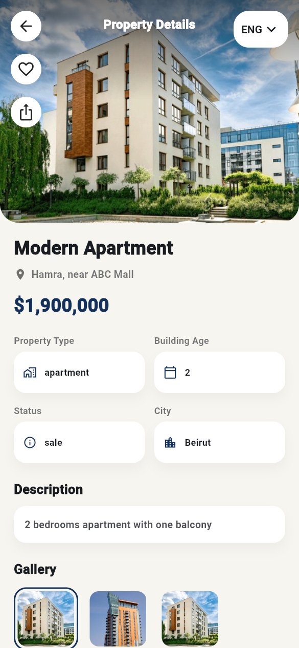 Simsaro property details screen